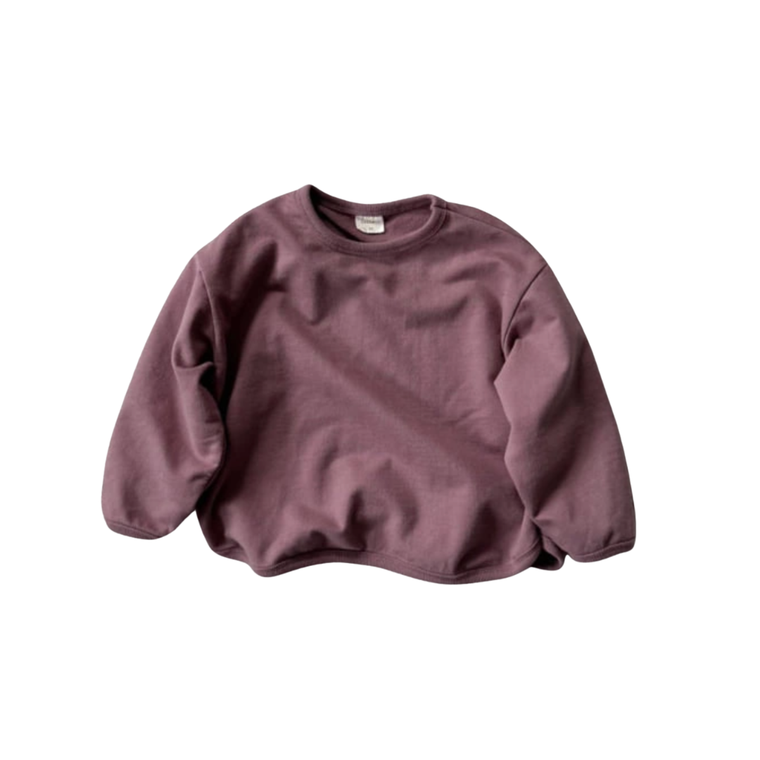 Basic longsleeve paars