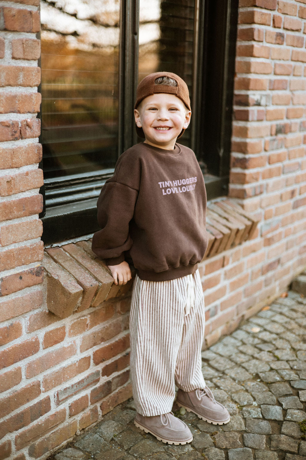 Stoere bruine sweater ๐ค