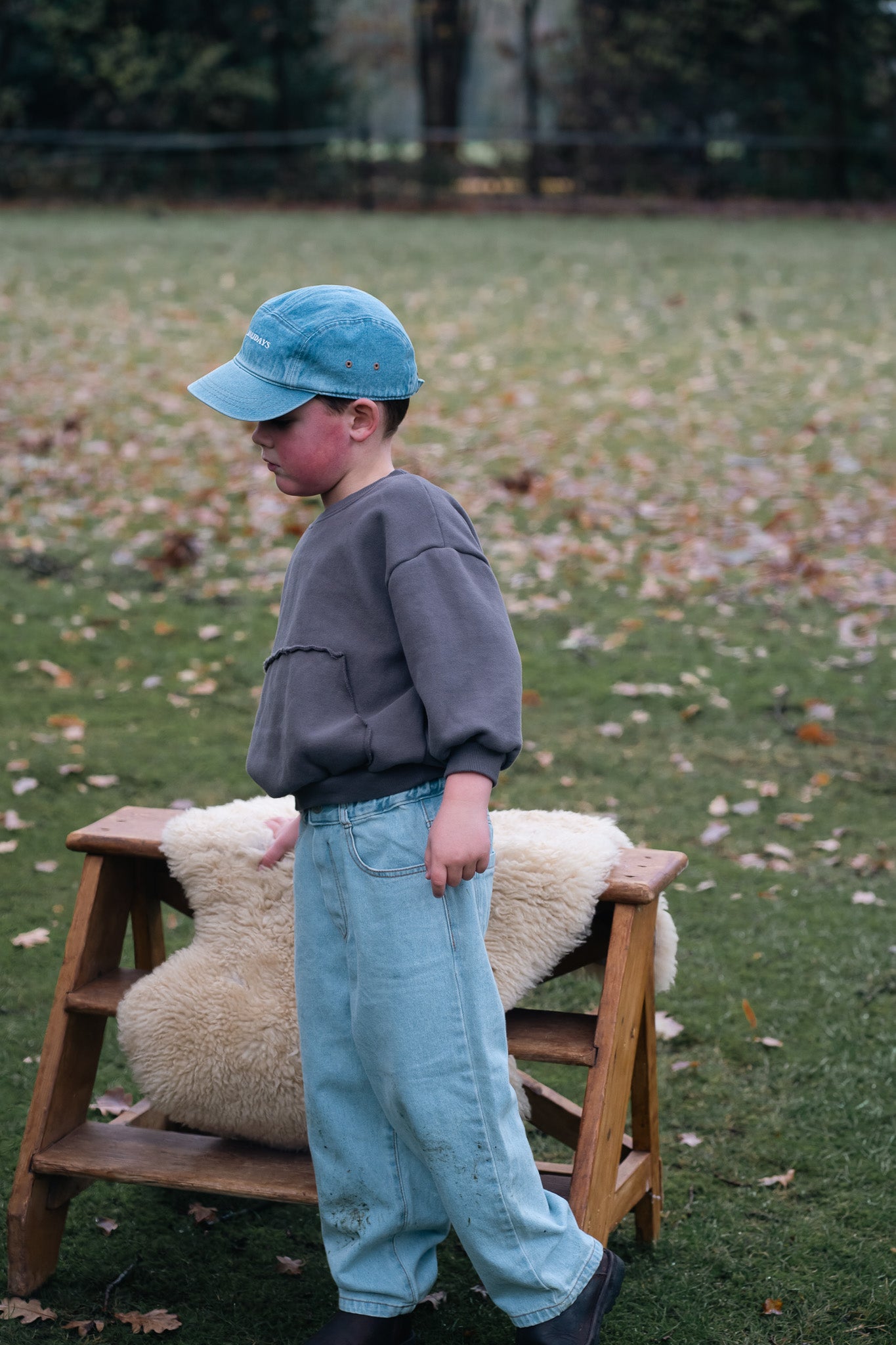 Stoere antracite sweater