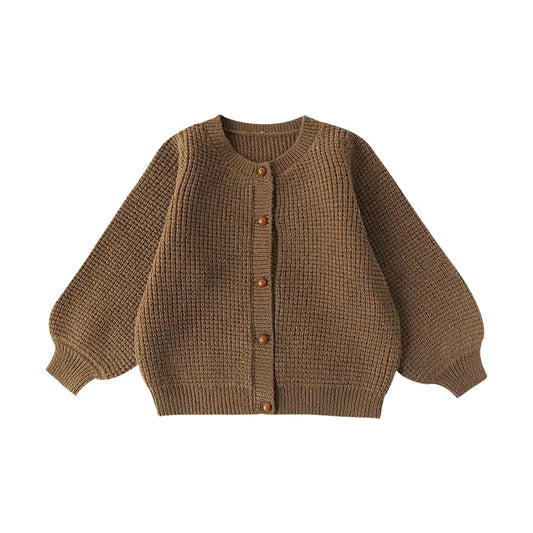 Bruin knit vestje
