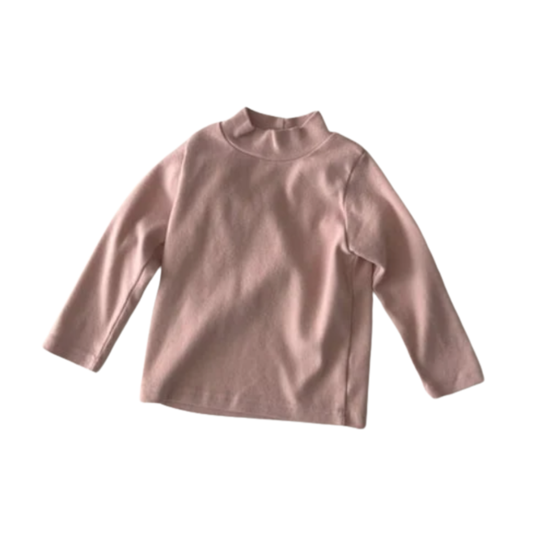 Turtleneck Tee Roze
