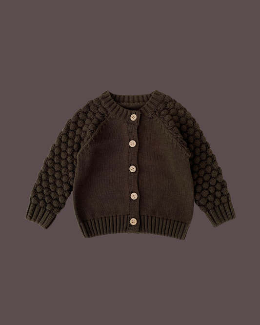 Knit cardigan | Mocha 🍂