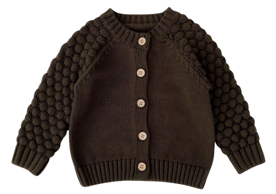 Knit cardigan | Mocha 🍂
