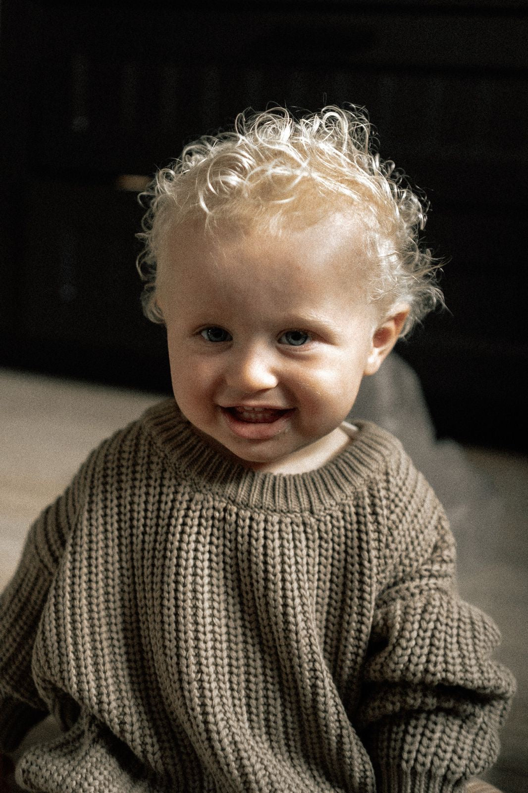 Strickpullover Mokka