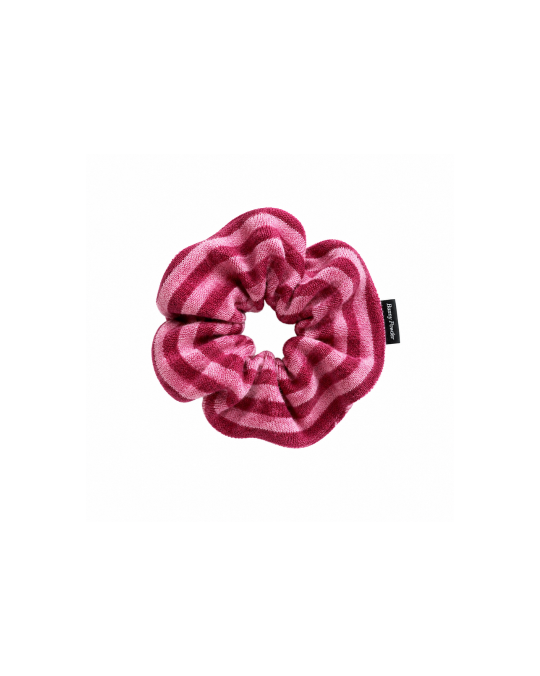 Burgundy scrunchie