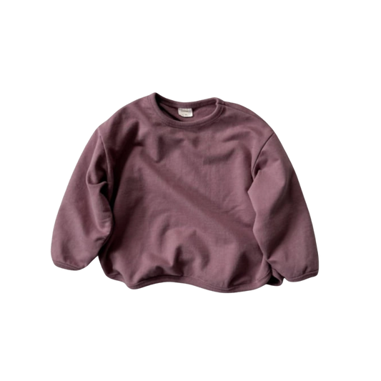 Basic longsleeve paars