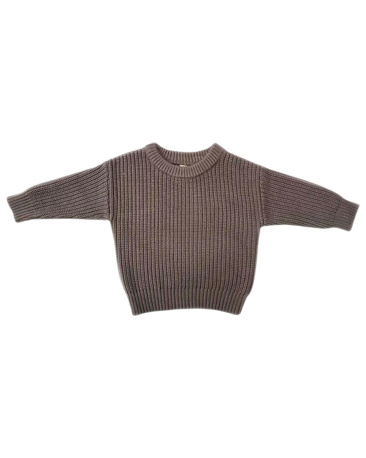 Knit sweater Mocha