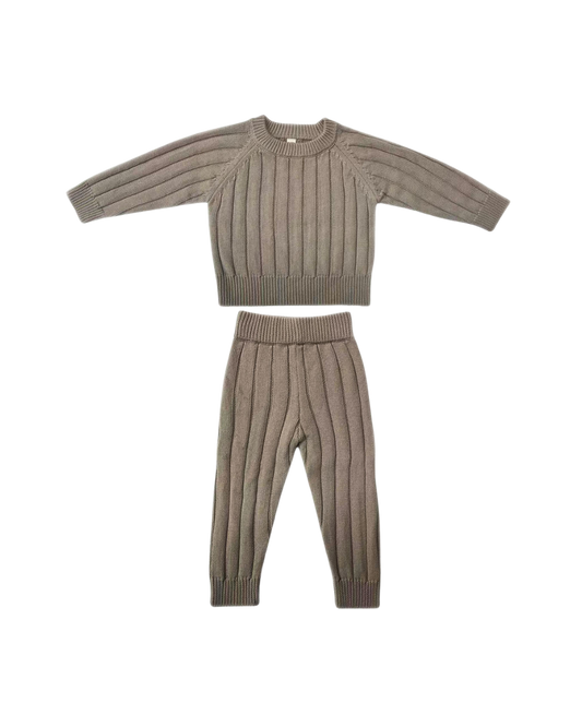 Knit Unisex Set – Taupe Greige