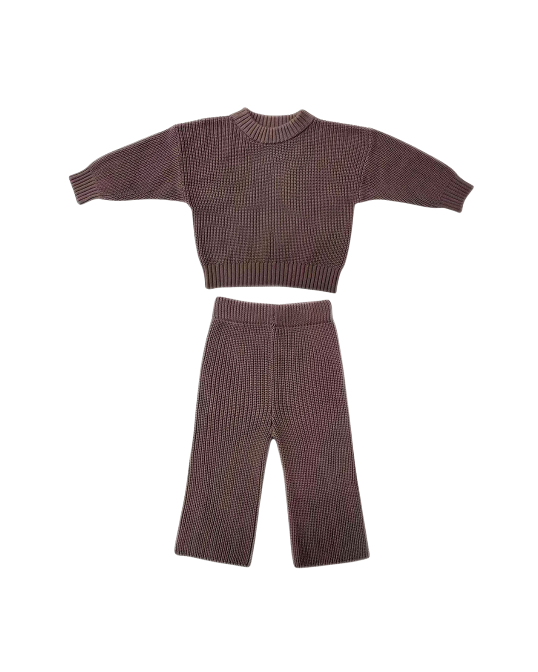 Strickset – Mokka-Braun