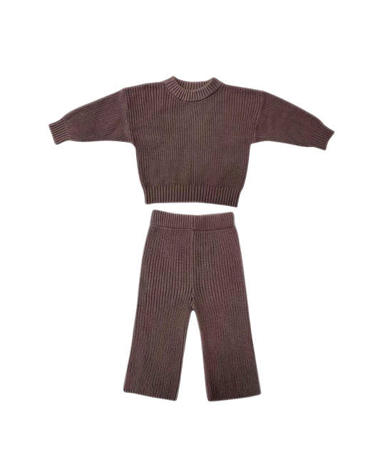 Knit Set – Mocha Brown