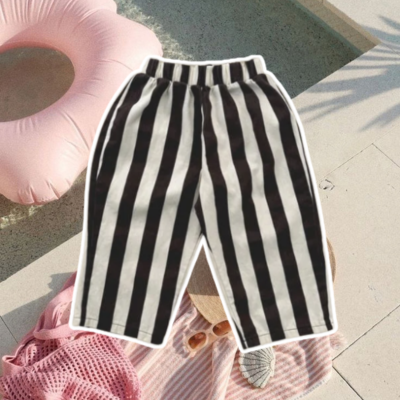 Bold stripe pants