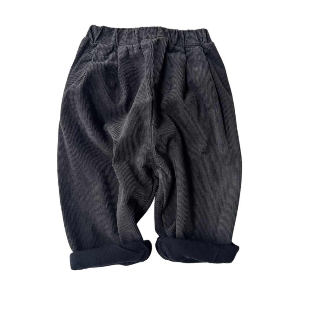 Fleece broekje grijs