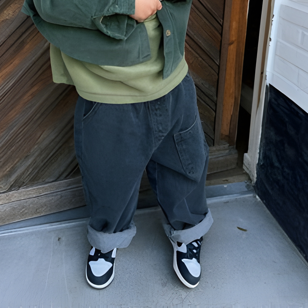 Fleece jeans
