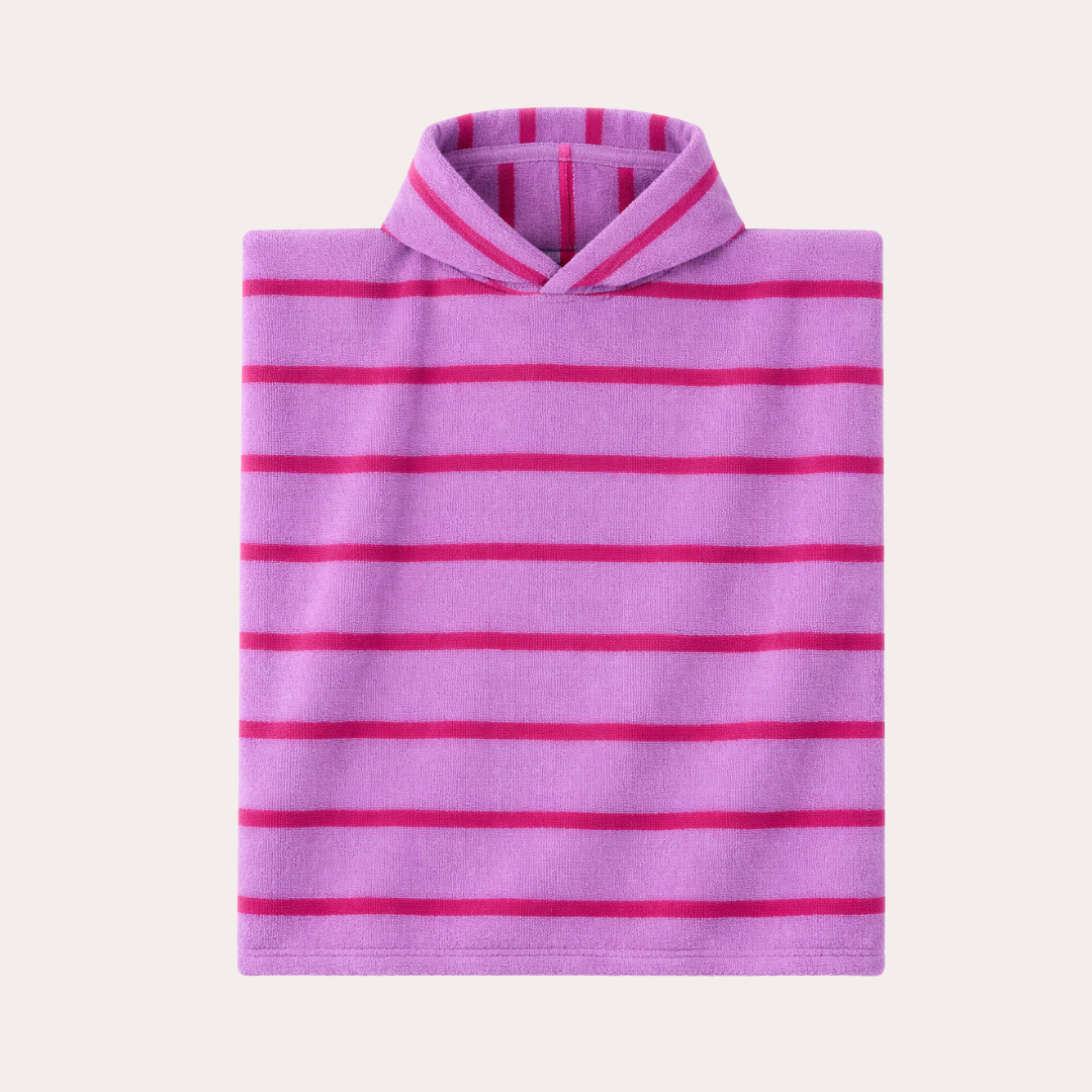 Bad poncho met print naar keuze