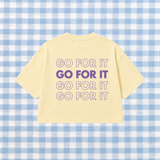 Oversized Tee GO FOR IT