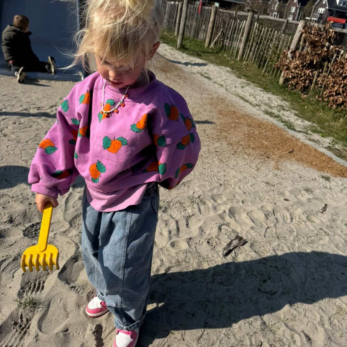 Stoere jeans, wijd model