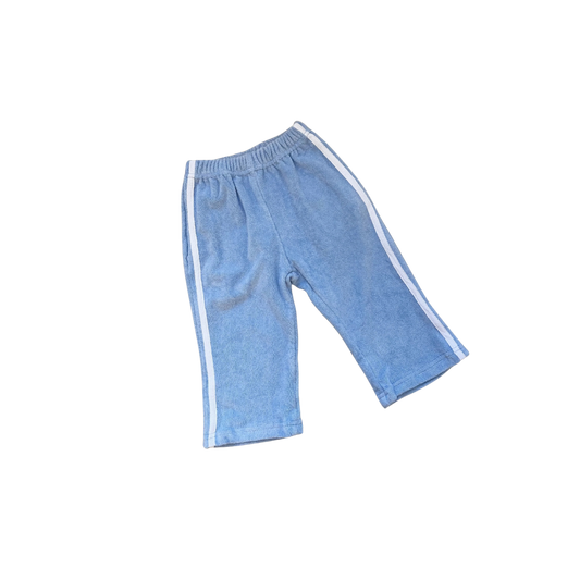 Wide fit badstof lichtblauw