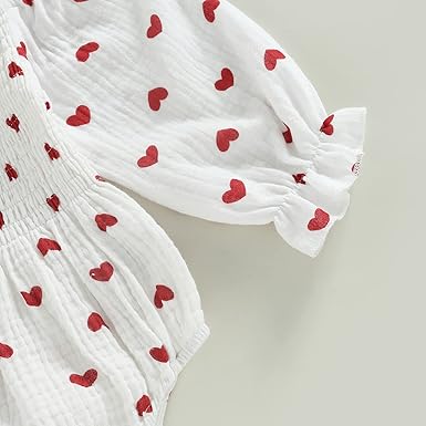 Baby romper hartjes 🤍