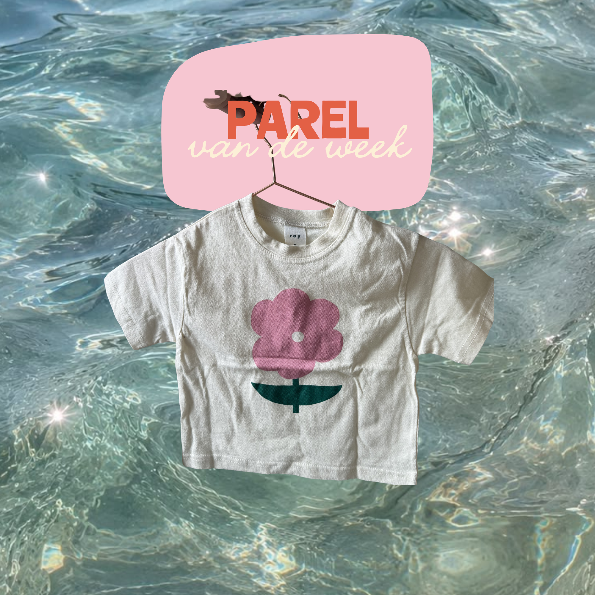 Flower tee 80/86