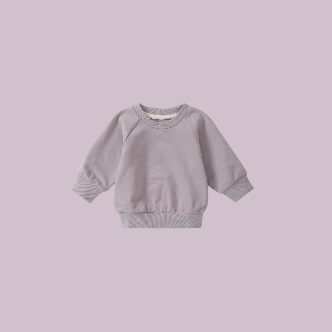 Oversized Pullover Grau