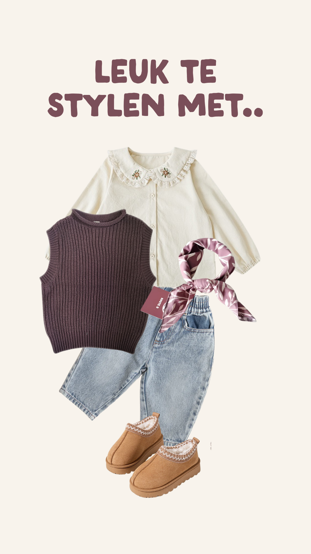 Blouse Daisy Embroidery – Cream
