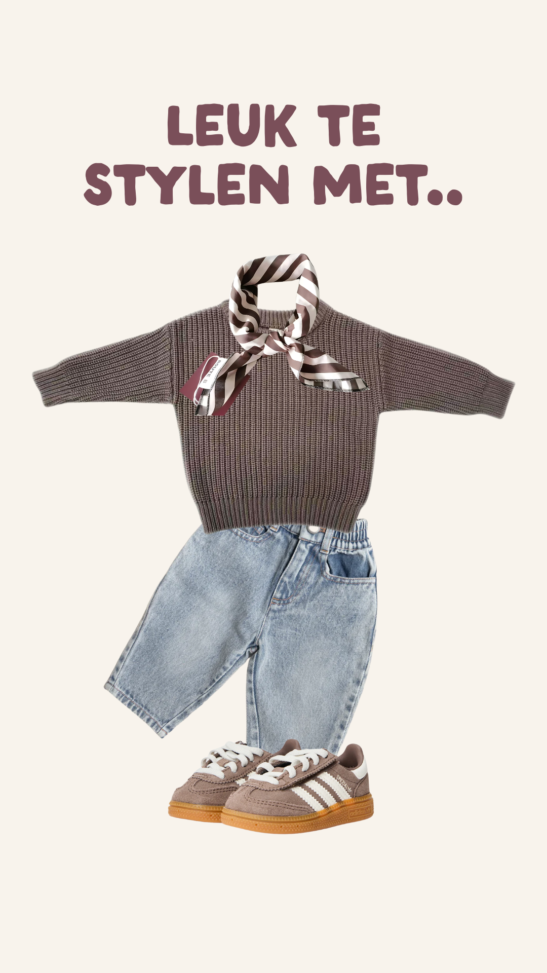 Bandana Choco Stripe