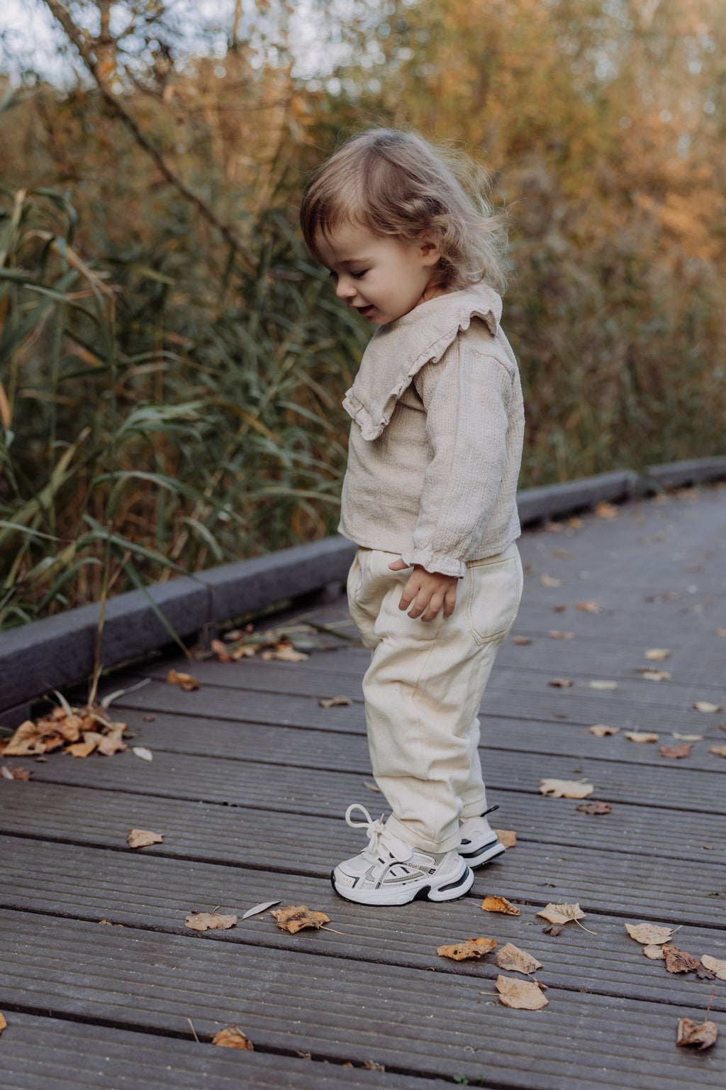 Stoere lichte jeans