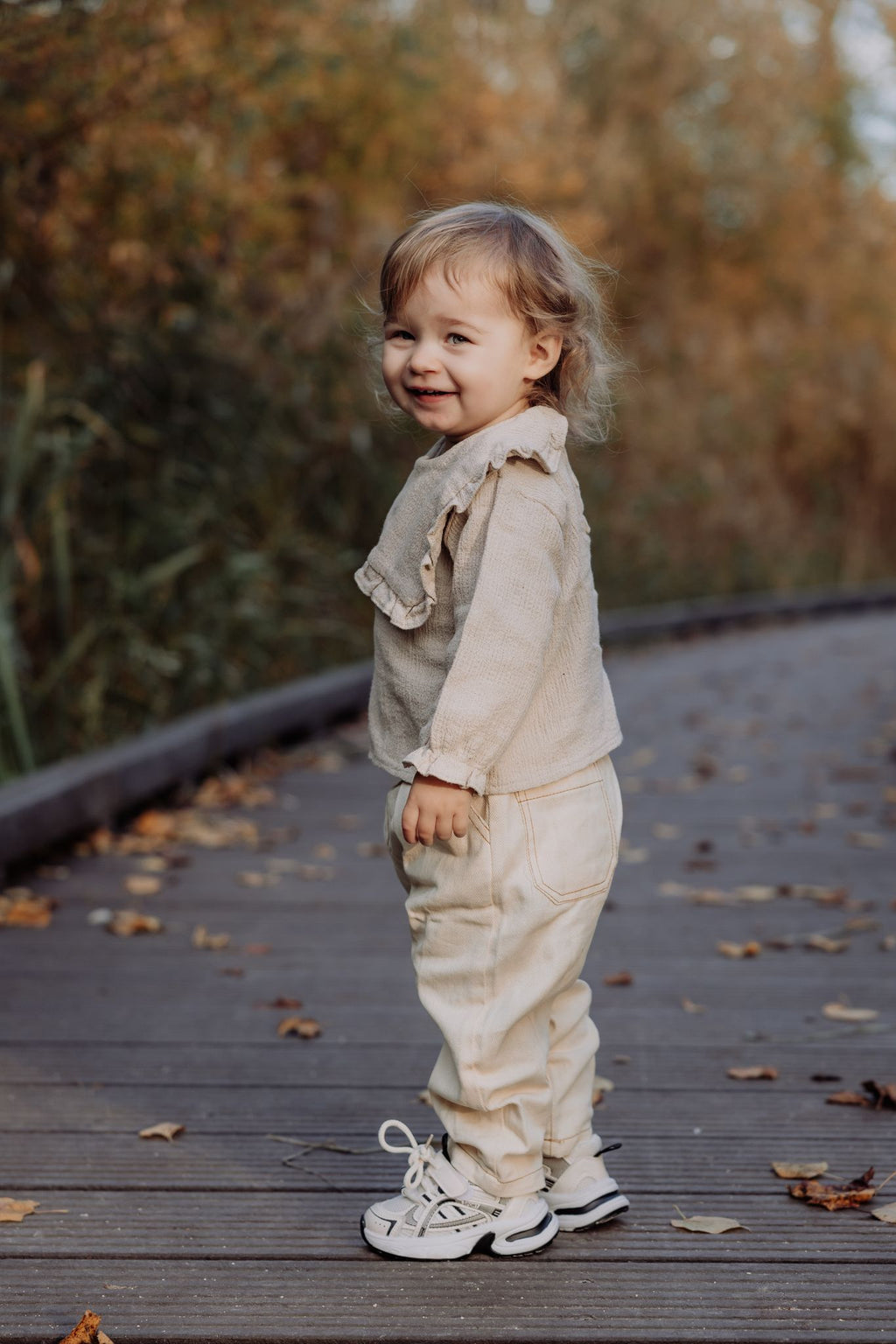 Stoere lichte jeans