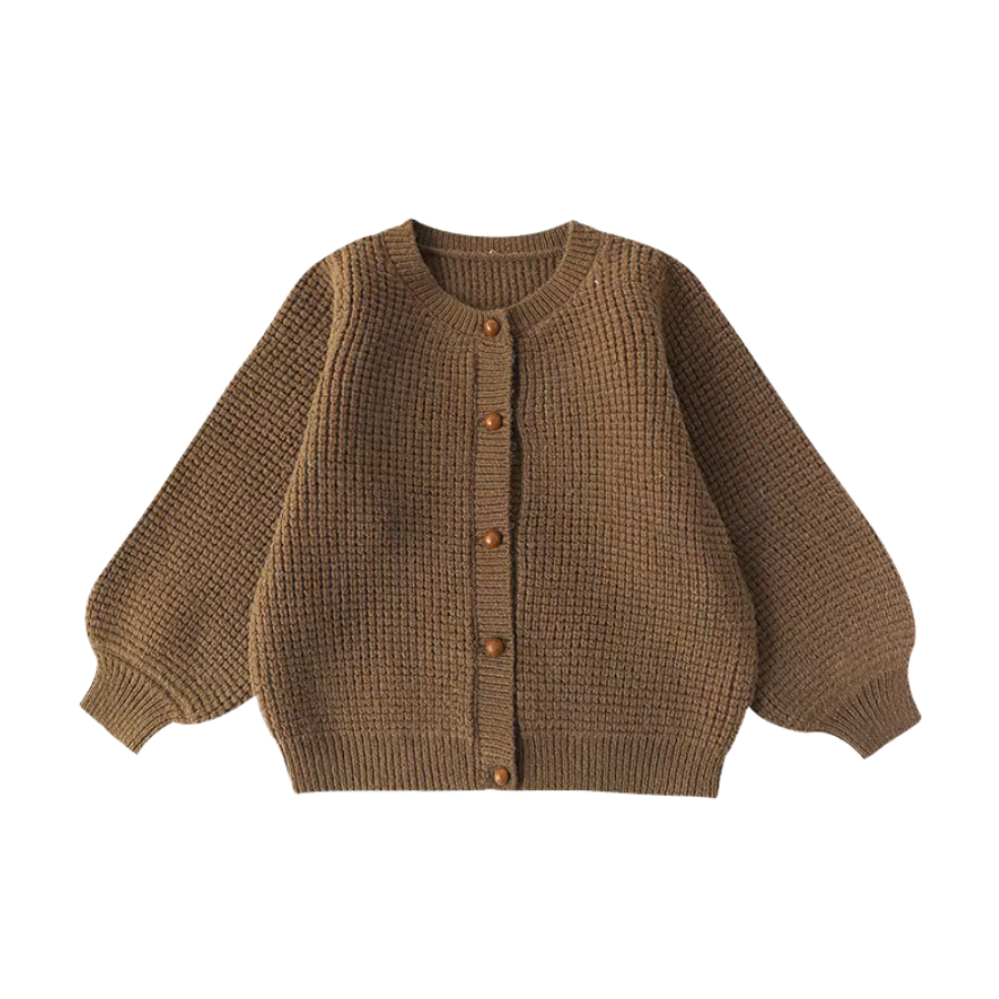 Bruin knit vestje