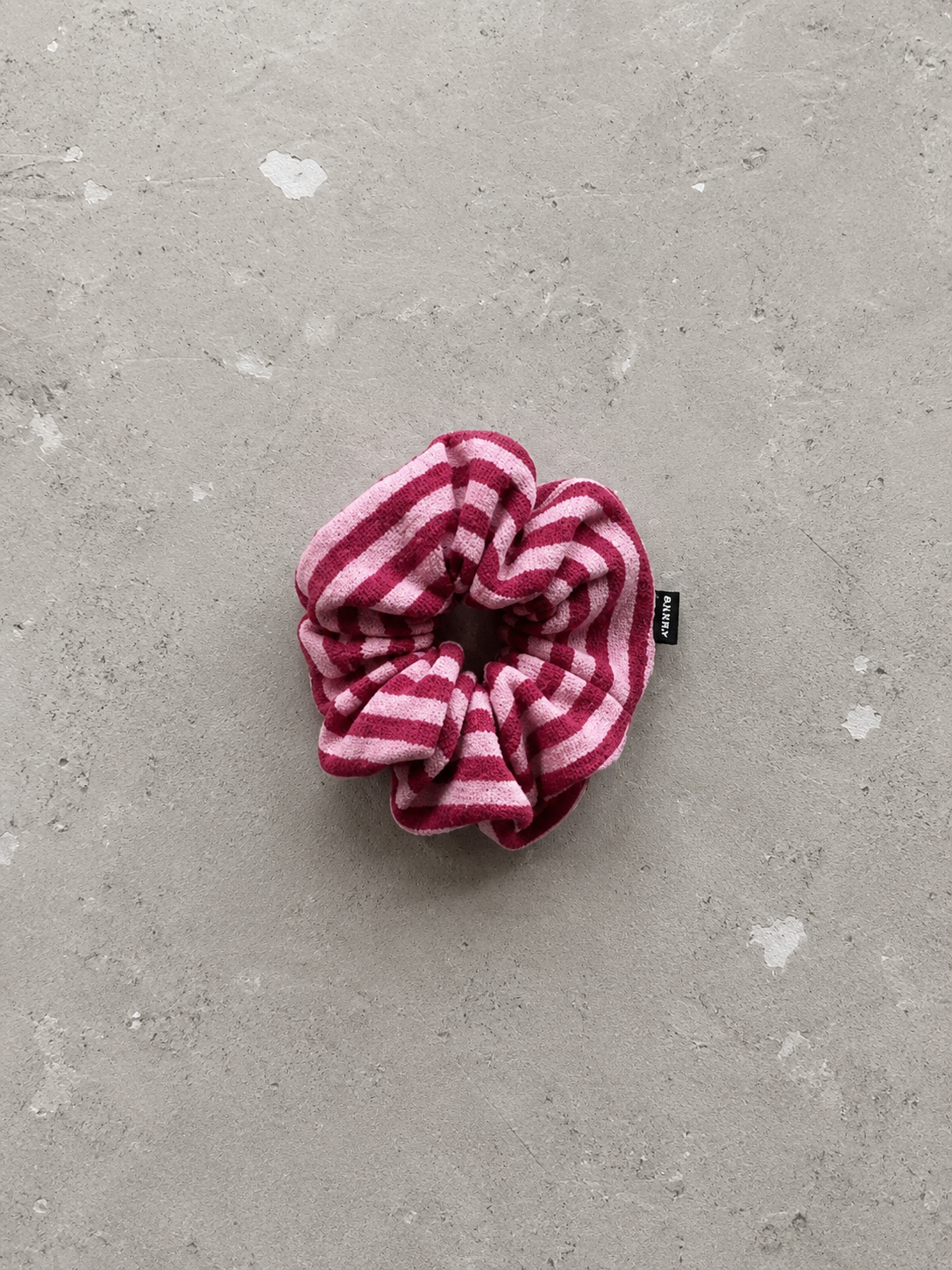 Burgundy scrunchie