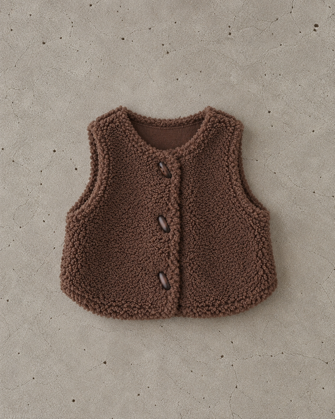 Chunky vest | Choco
