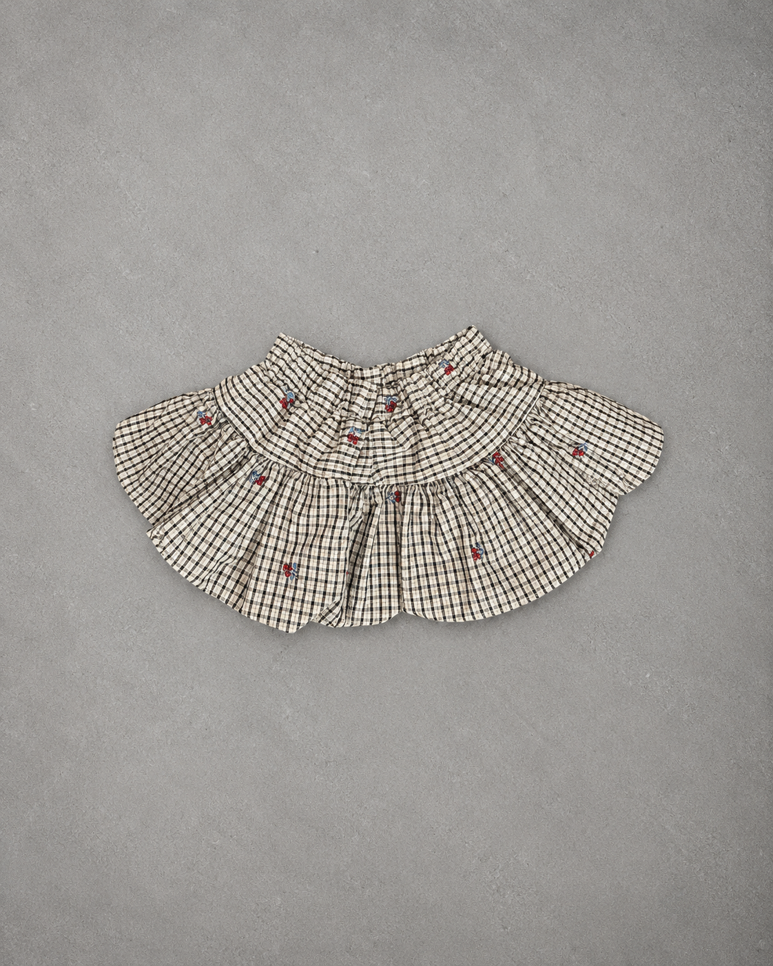Cherry Embroidery Skirt