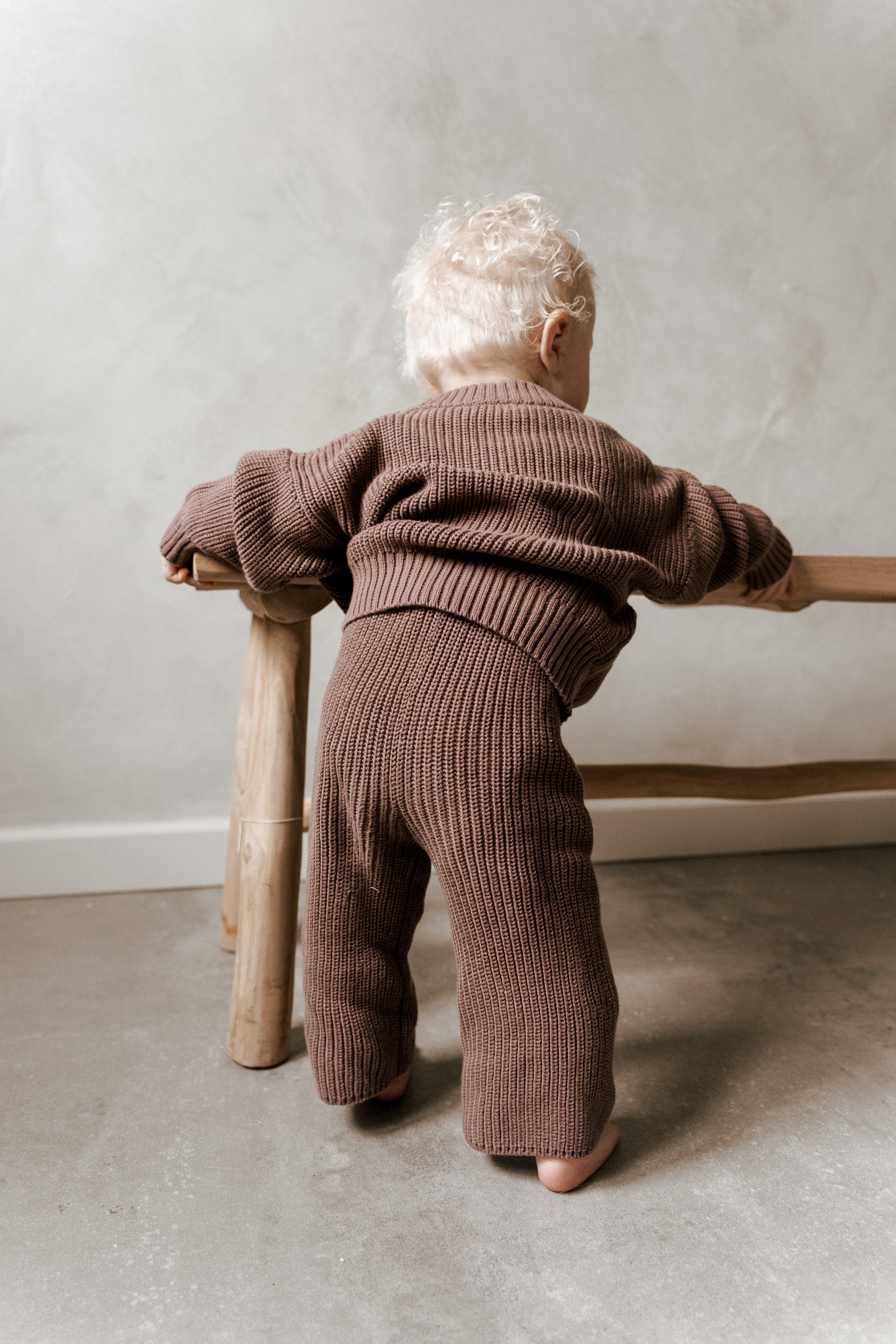 Strickset – Mokka-Braun