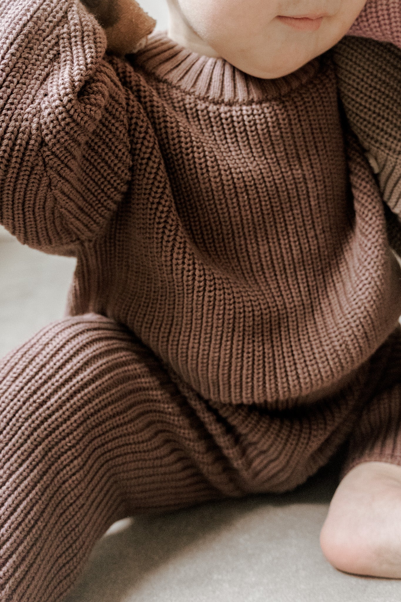 Knit Set – Mocha Brown