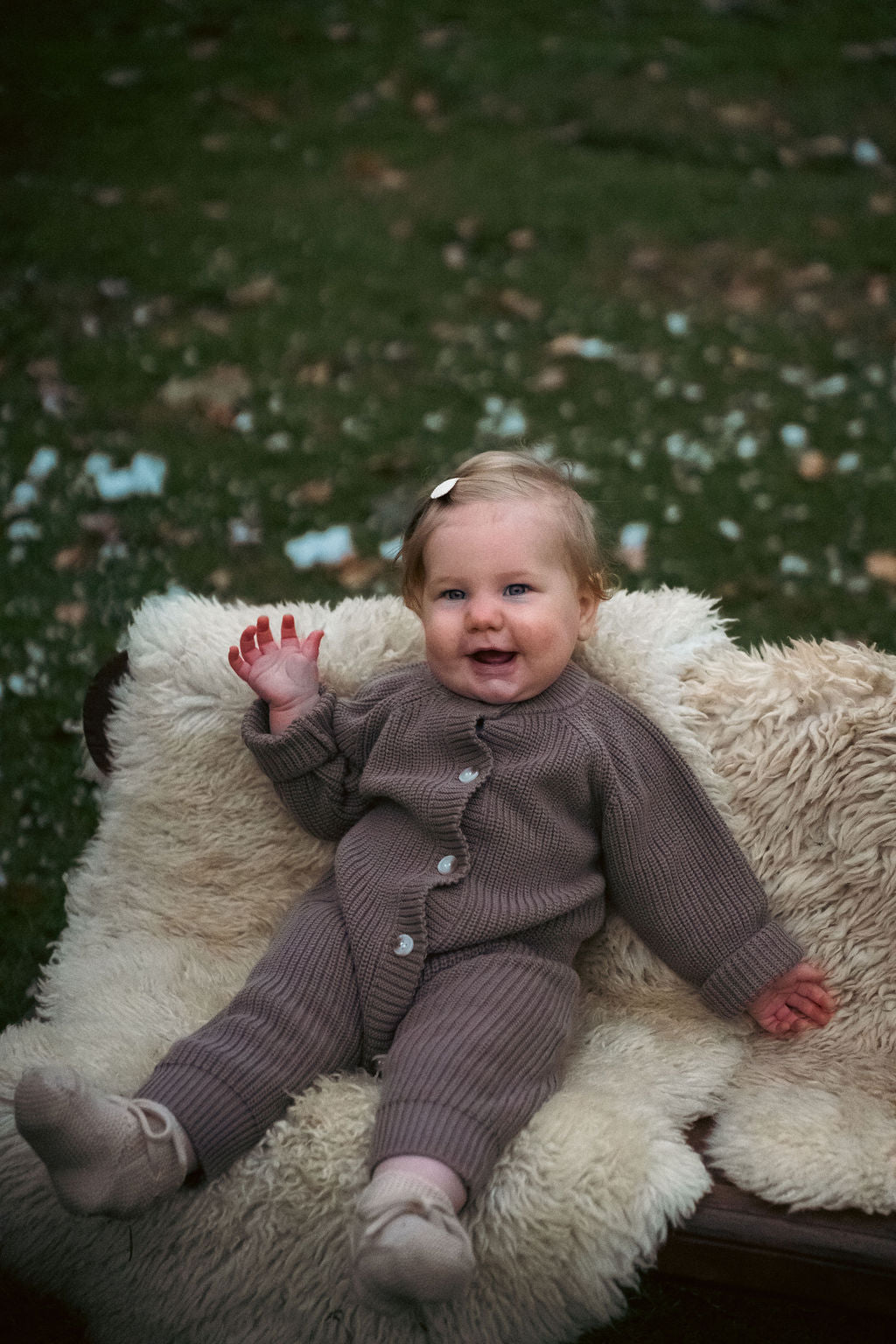 Cozy knit jumpsuit | Mocha