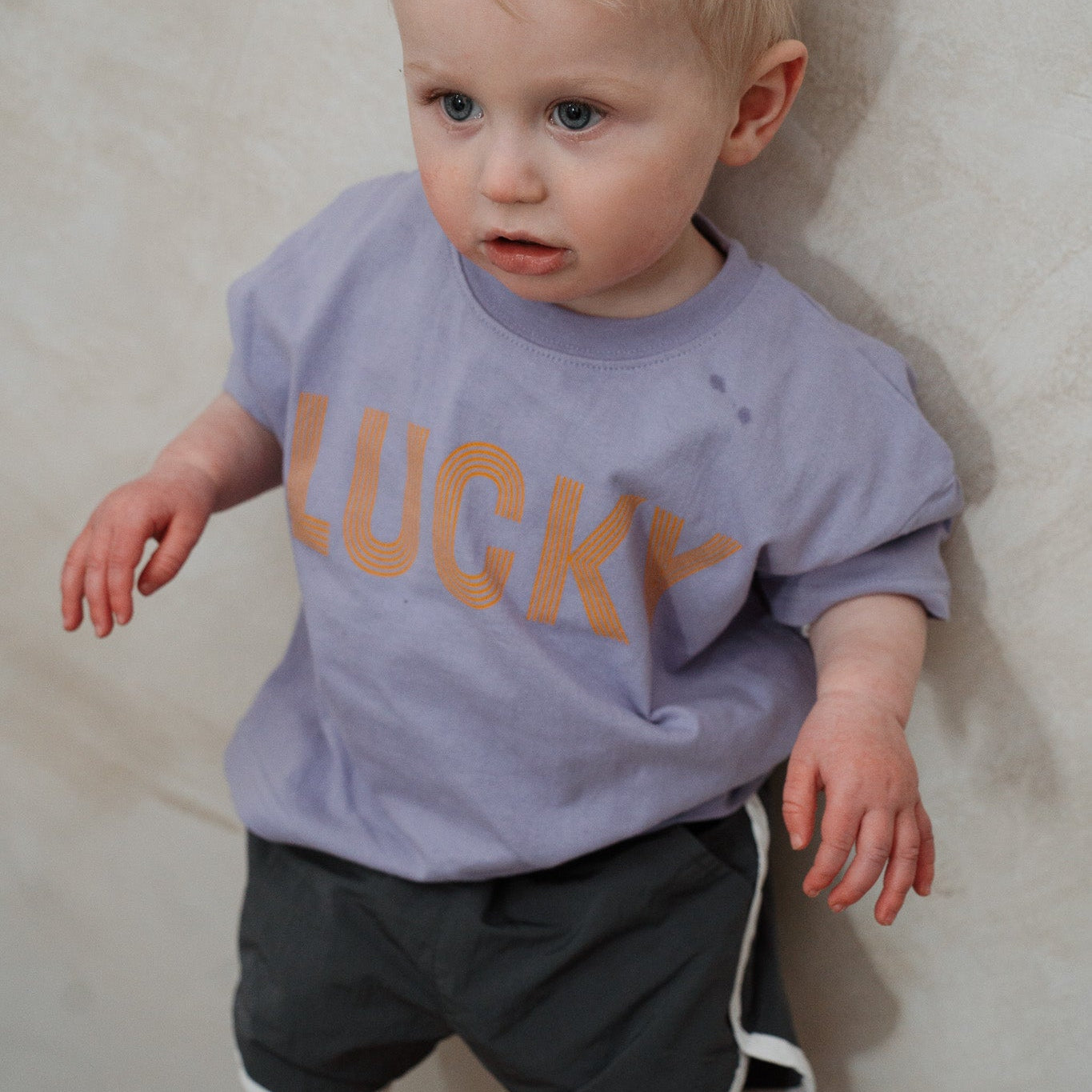 LUCKY T-Shirt Lila