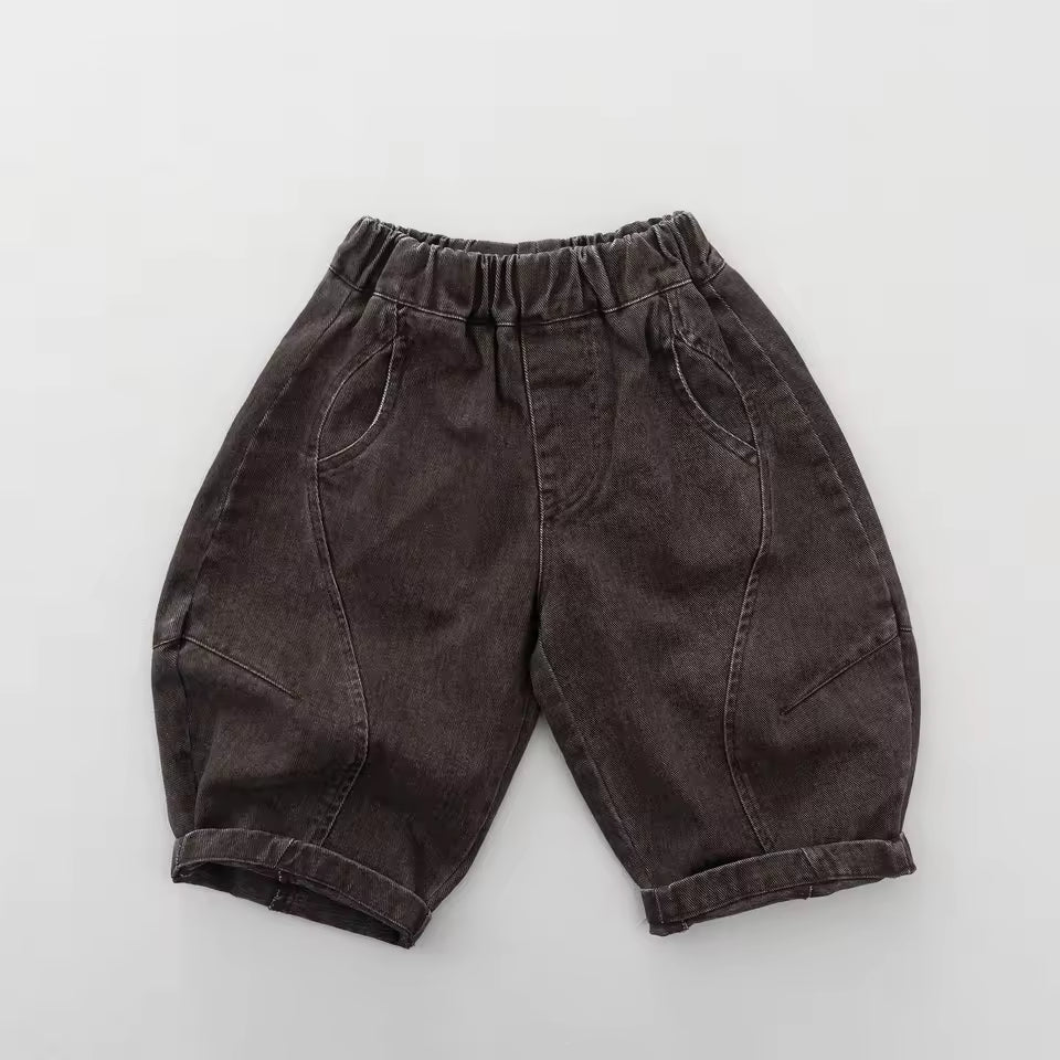 Dark grey balloon pants