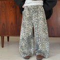 Leopard baggy pants