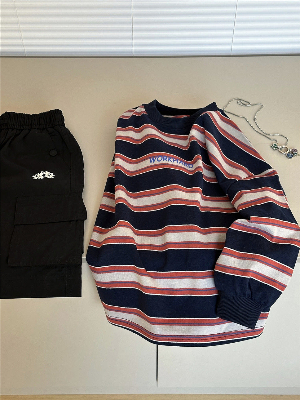 Longsleeve gestreept