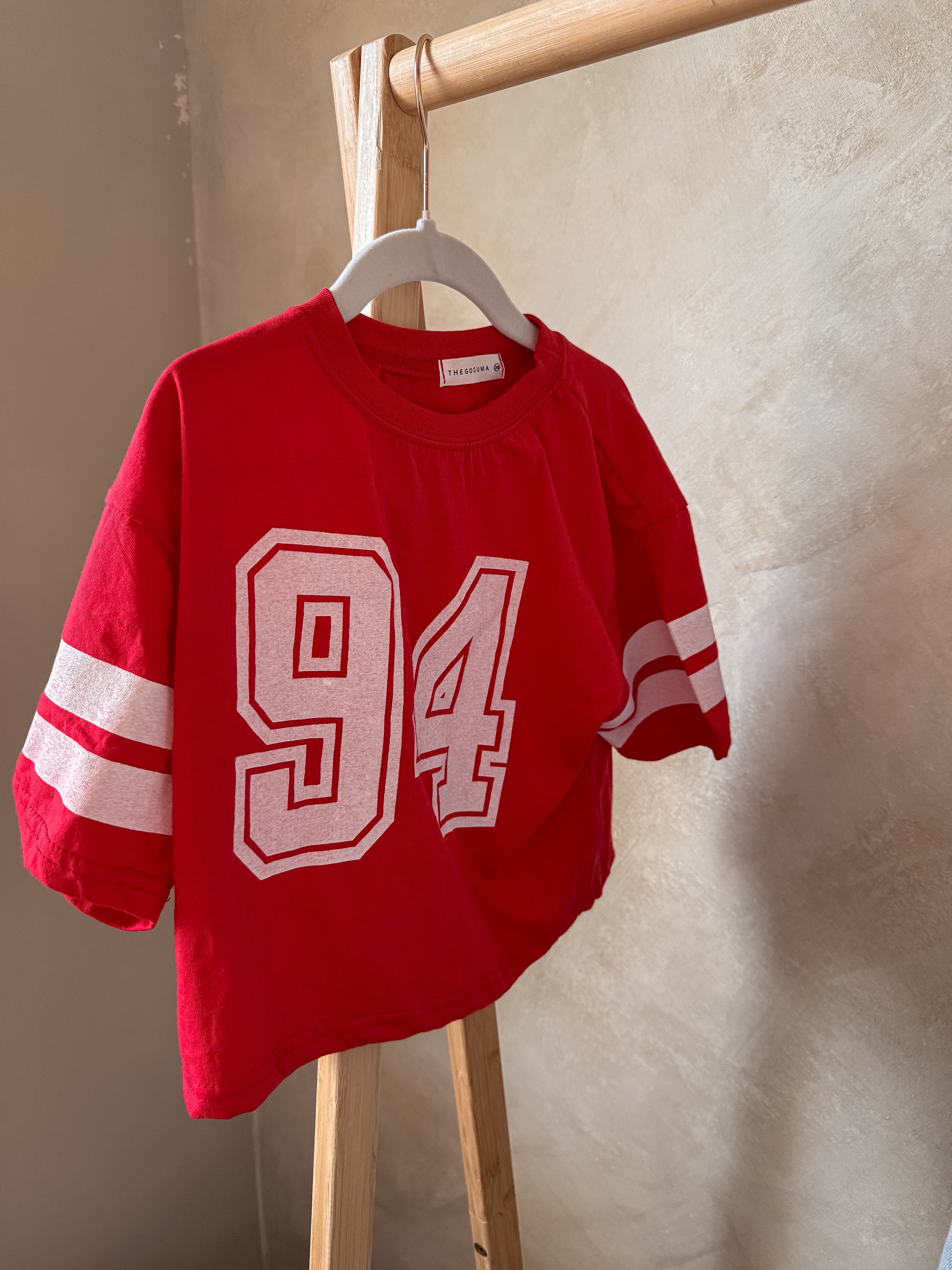 Stoer rood shirt 80/86