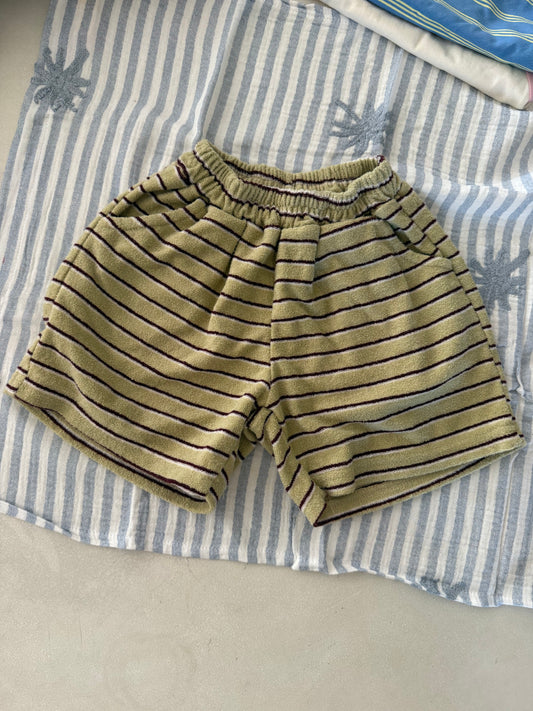 Badstof Streep shortje 80/86