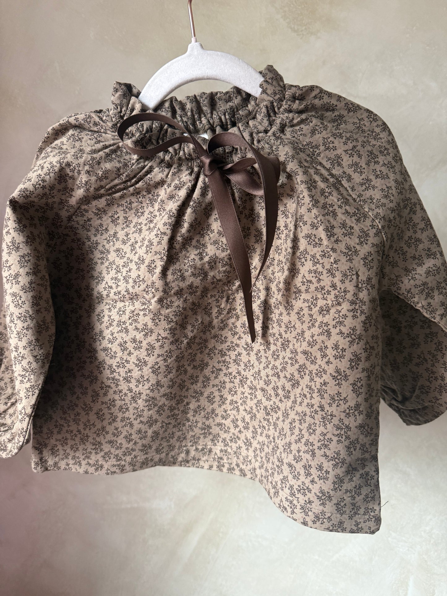Dunkelbraune Bluse
