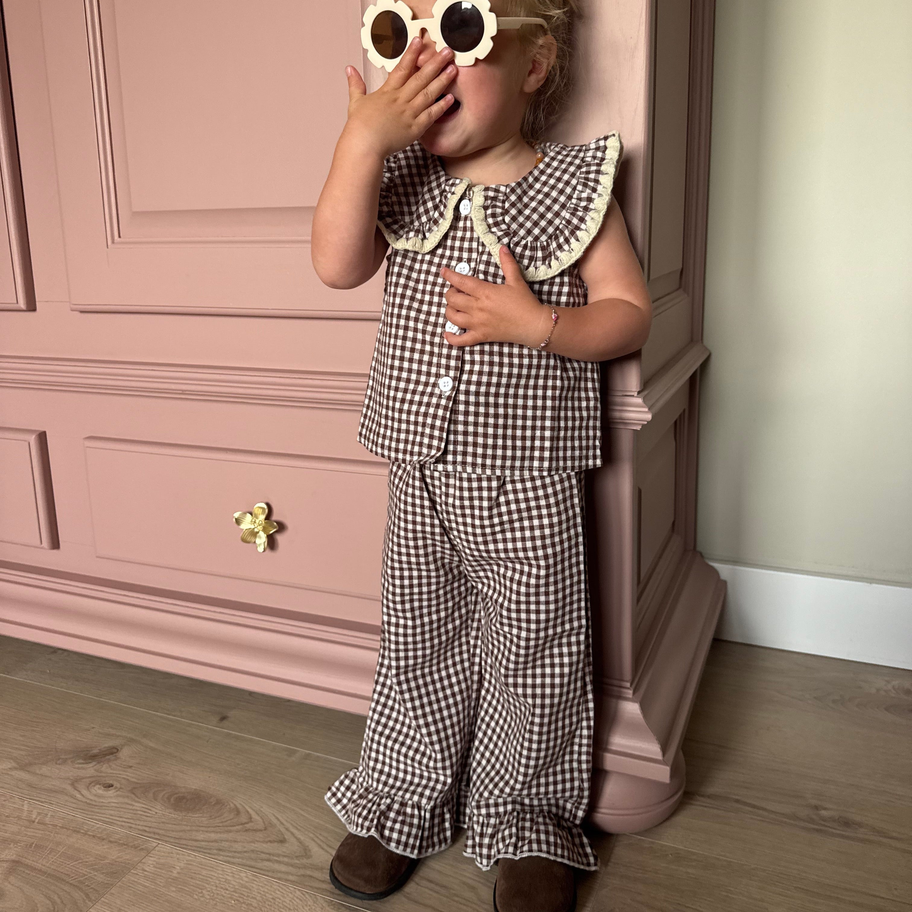 Co-ord set geruit