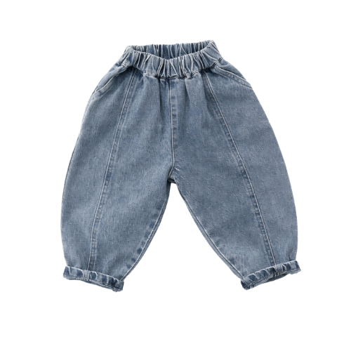 Stoere jeans, wijd model