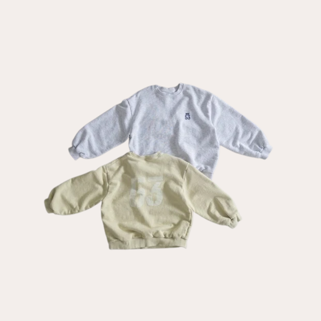 Buttergelber Pullover
