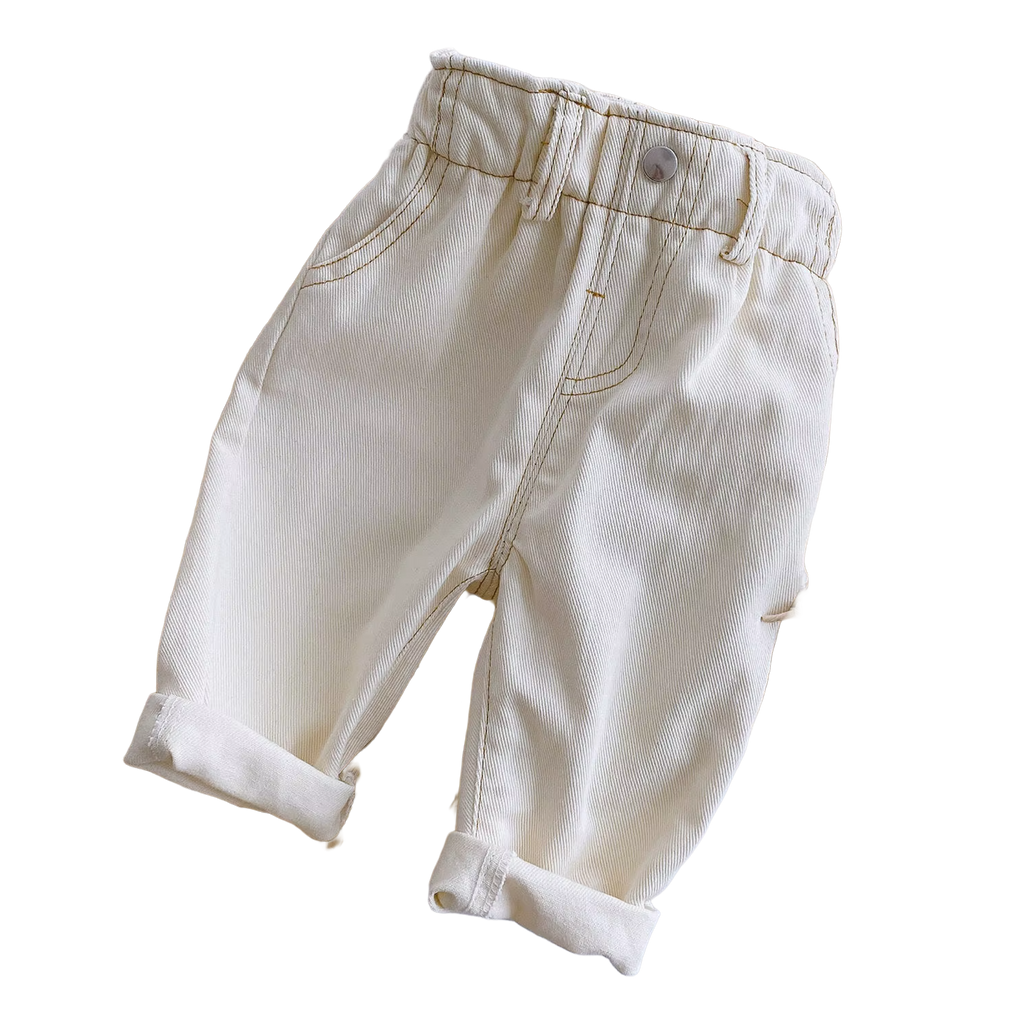 Stoere lichte jeans
