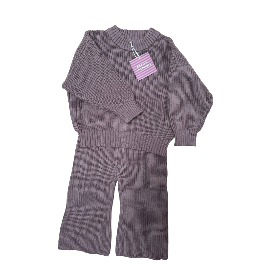 Knit Set – Mocha Brown
