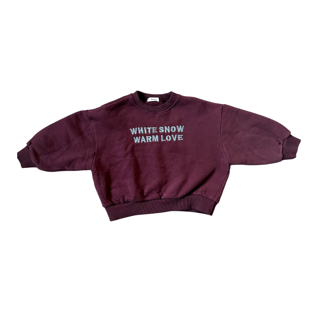 Sweatshirt burgundy