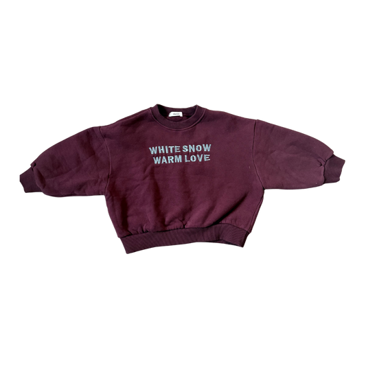 Sweatshirt burgundy