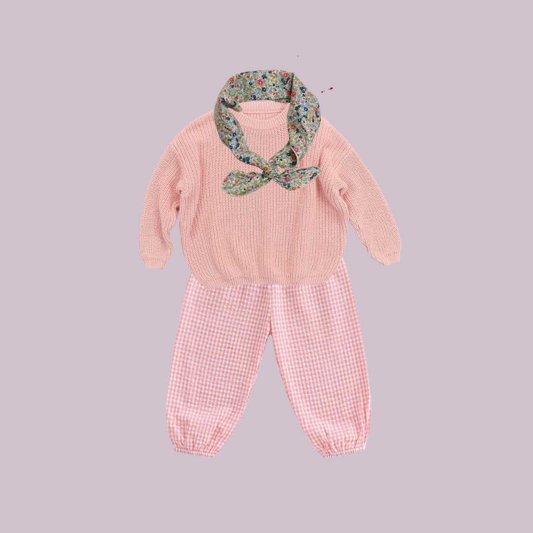 Strickpullover rosa